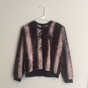 Stussy Fuzzy/ Soft Crewneck